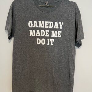 Game Day Gray Graphic T-Shirt